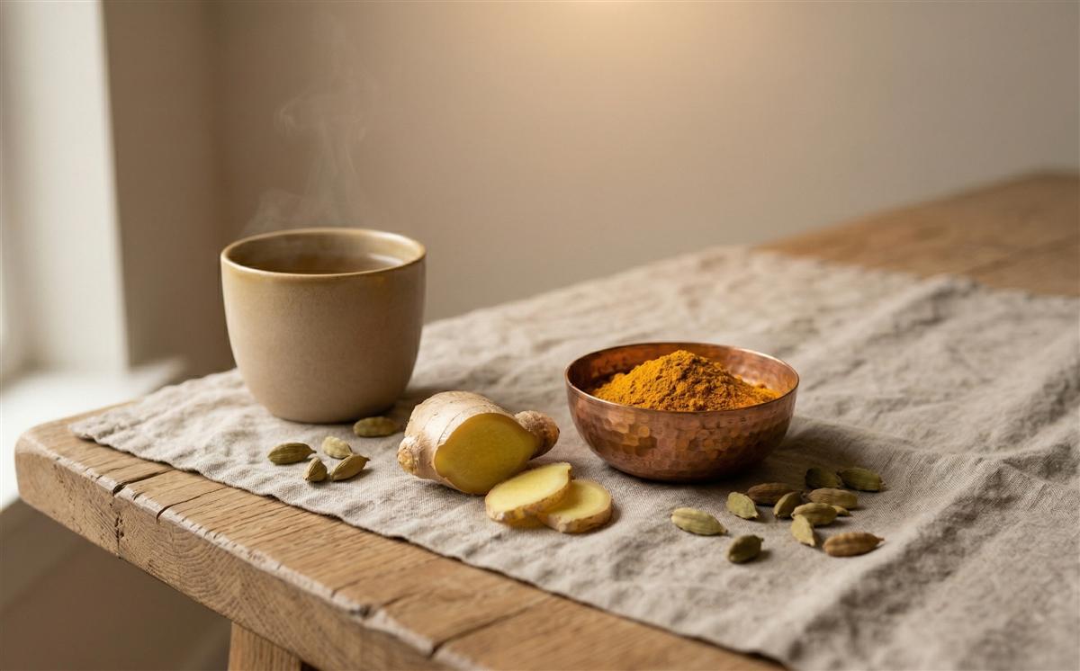 Ayurvedische Gewürze für starkes Agni