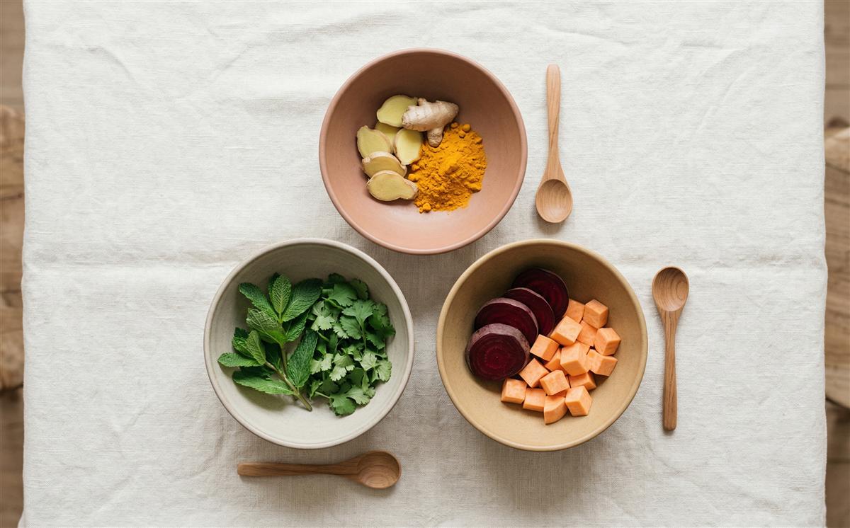 Ayurvedische Detox Zutaten